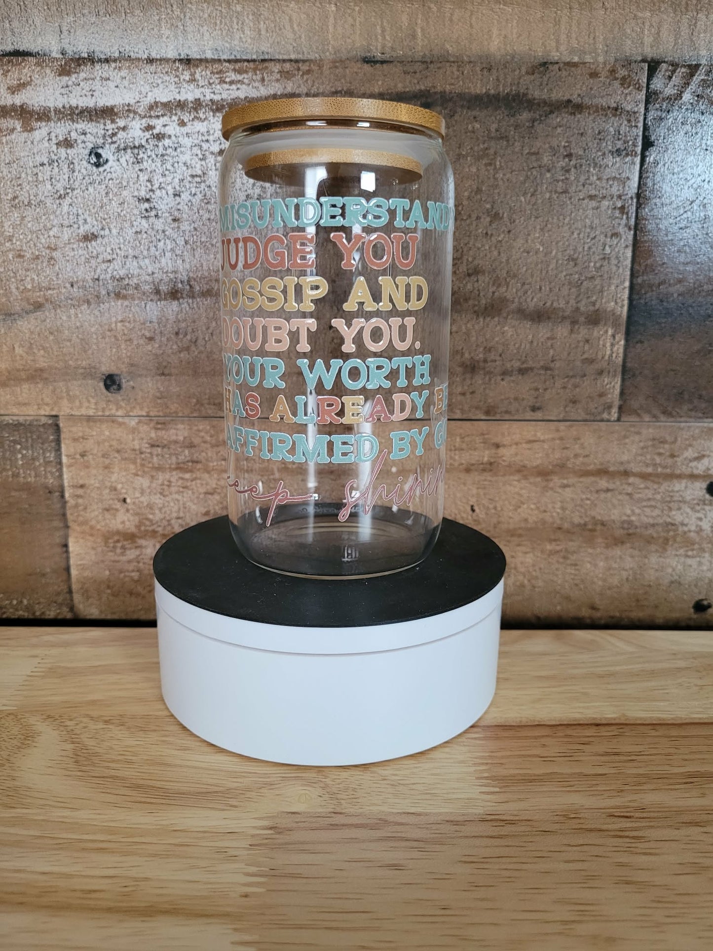 UV DTF Glass Tumblers